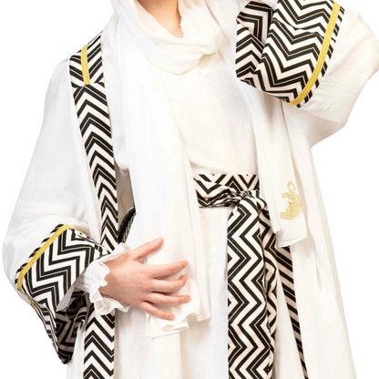 Art Deco abaya kimono