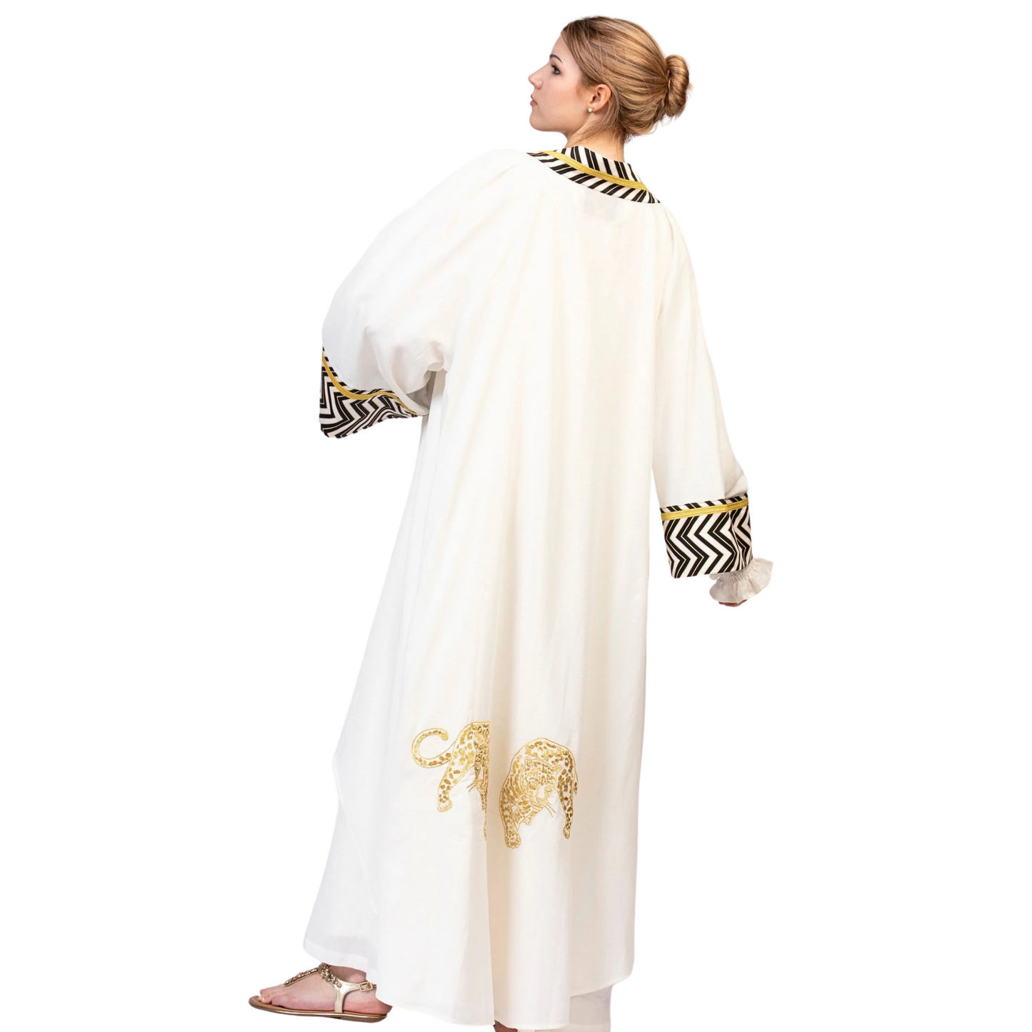 Art Deco abaya kimono