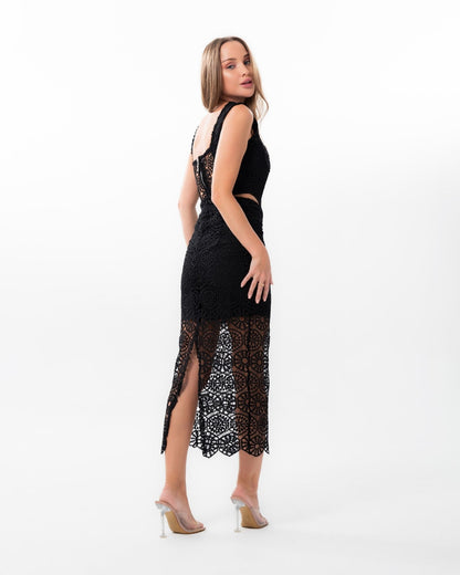 2 Pieces Set Lace Dress